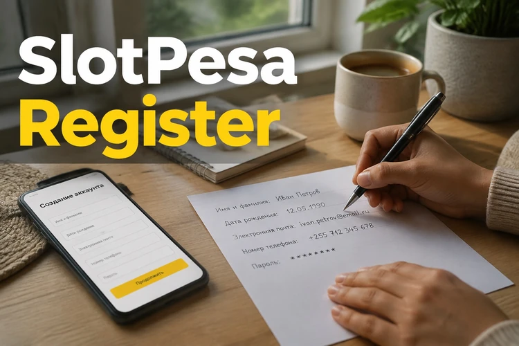 SlotPesa Register